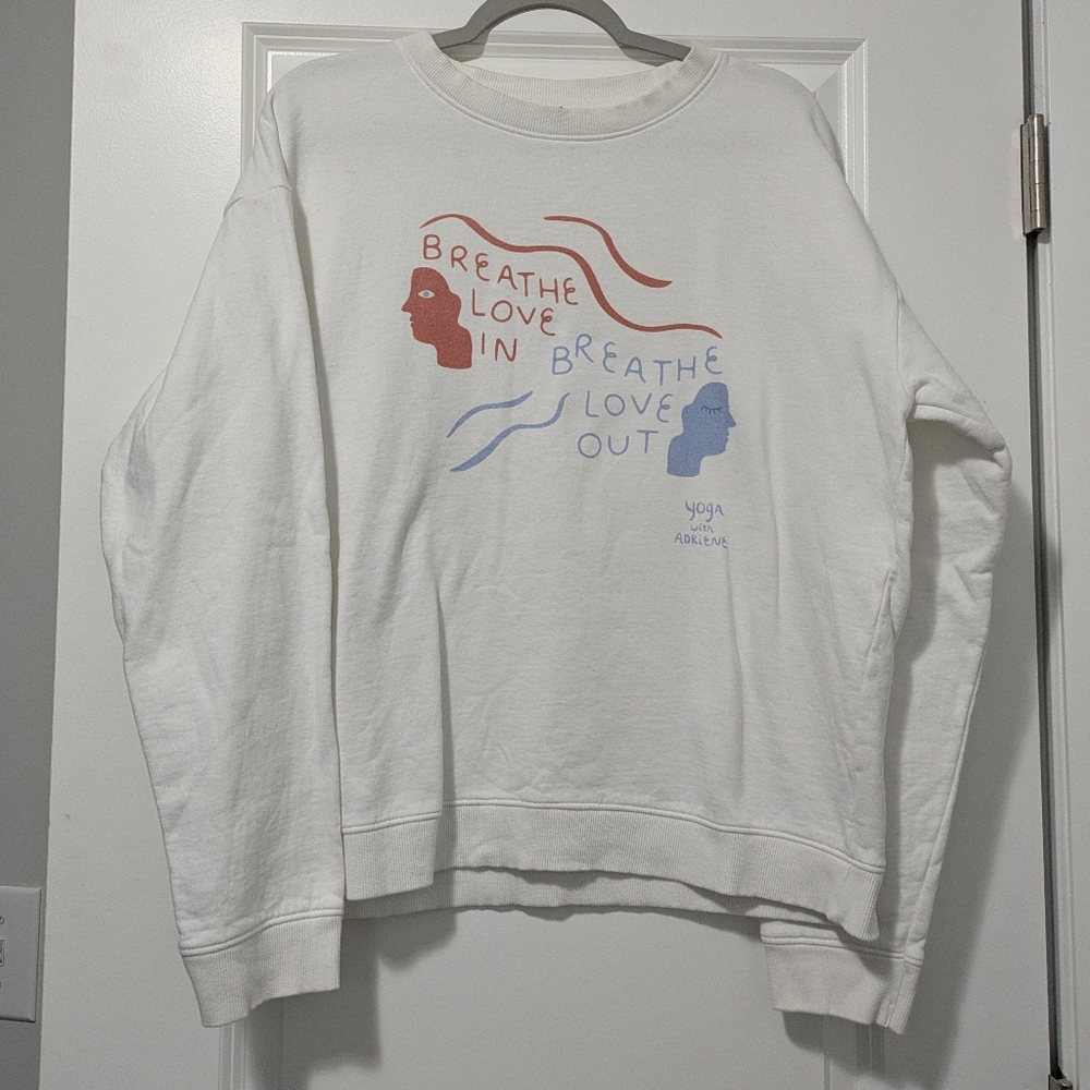 Yoga With Adriene Breathe Crewneck Sweatshirt